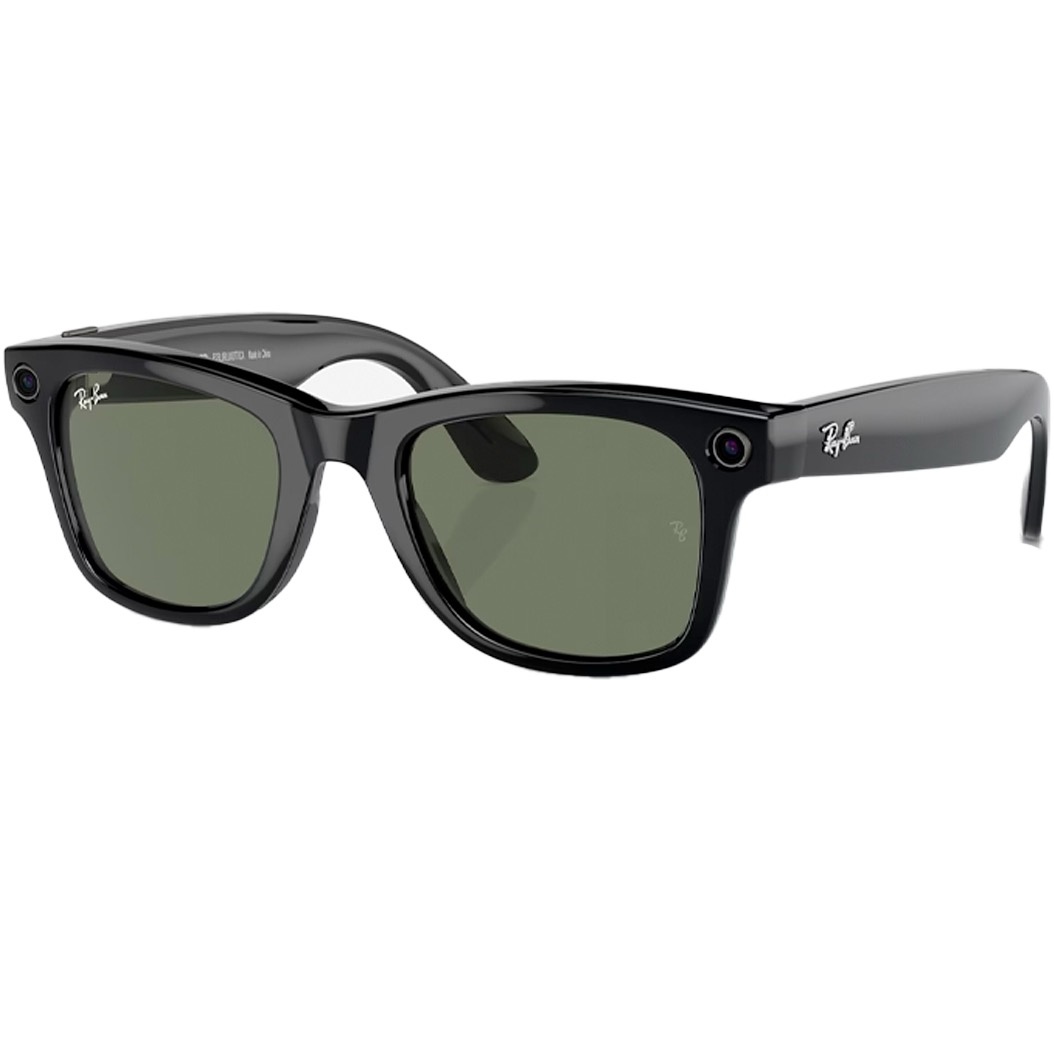 Смарт-окуляри Ray-ban Meta Wayfarer Shiny Black, L G15 Green