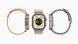 Apple Watch Ultra GPS + Cellular 49mm Titanium Case with Starlight Alpine Loop - Medium MQFR3