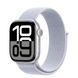 Apple Watch Series 10 46mm Silver Aluminum Case w. Blue Cloud Sport Loop (MWWN3)