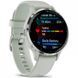 Garmin Venu 3S Silver S. Steel Bezel w. Sage Gray Case and S. Band 010-02785-01