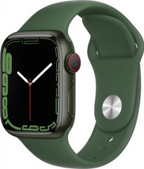 7 41mm LTE Green Aluminum Case with Clover Sport Band MKH93/MKHT3