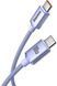 Кабель Baseus Crystal Shine Series Type-C to Type-C 100W 2m Purple CAJY000705