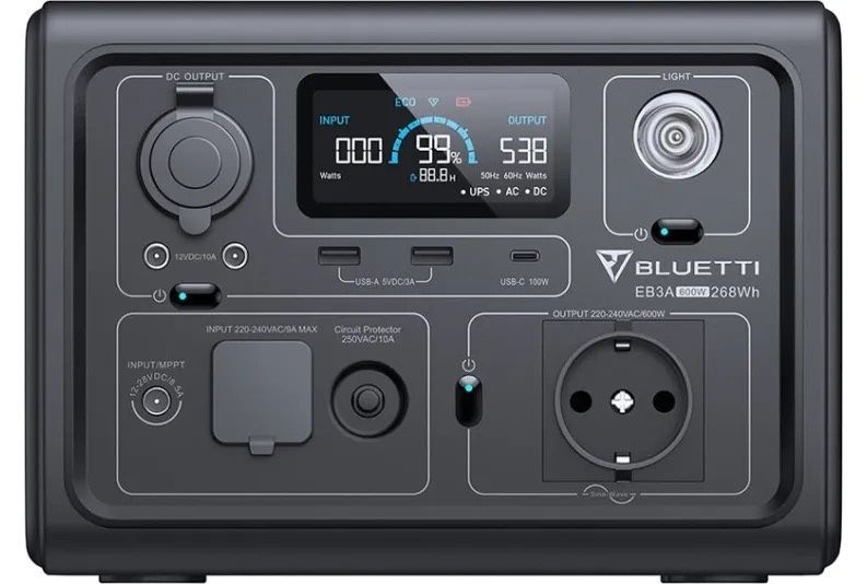 Зарядна станція BLUETTI EB3A 600W 268Wh Portable Power Station PB930784