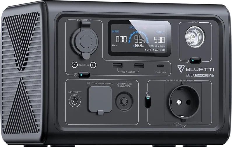 Зарядна станція BLUETTI EB3A 600W 268Wh Portable Power Station PB930784
