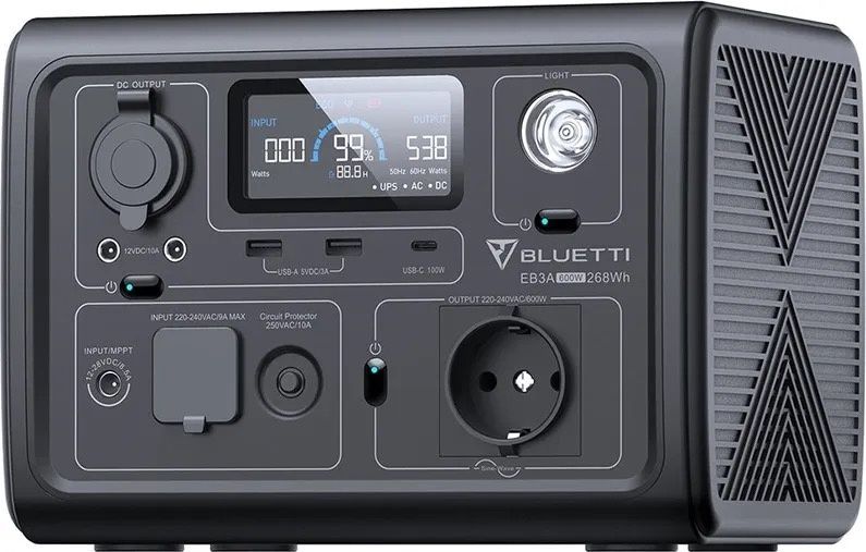 Зарядна станція BLUETTI EB3A 600W 268Wh Portable Power Station PB930784