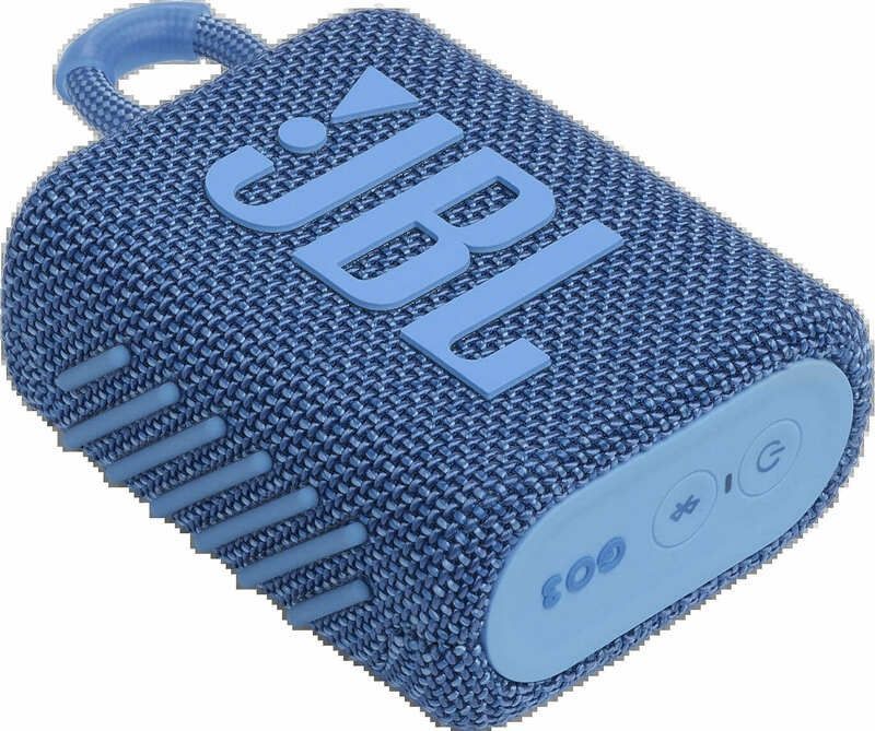 Портативна колонка JBL Go 3 Eco Blue (JBLGO3ECOBLU)