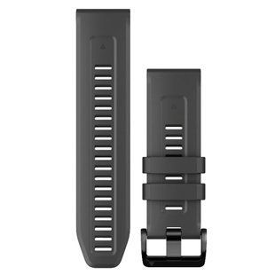 Ремінець Garmin fenix 7X 26mm QuickFit Graphite Silicone Band 010-13117-01
