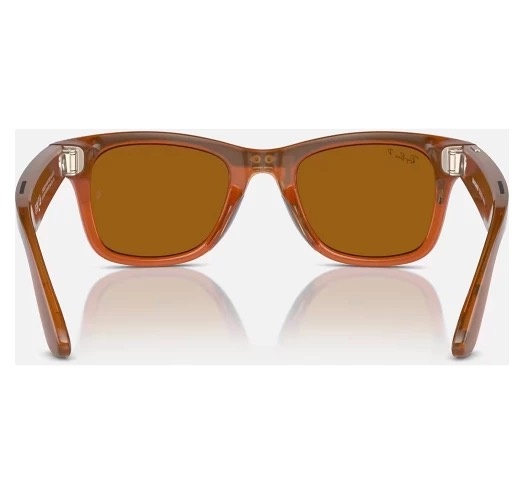 Смарт-окуляри Ray-ban Meta Wayfarer Shiny Caramel, L Polar Brown