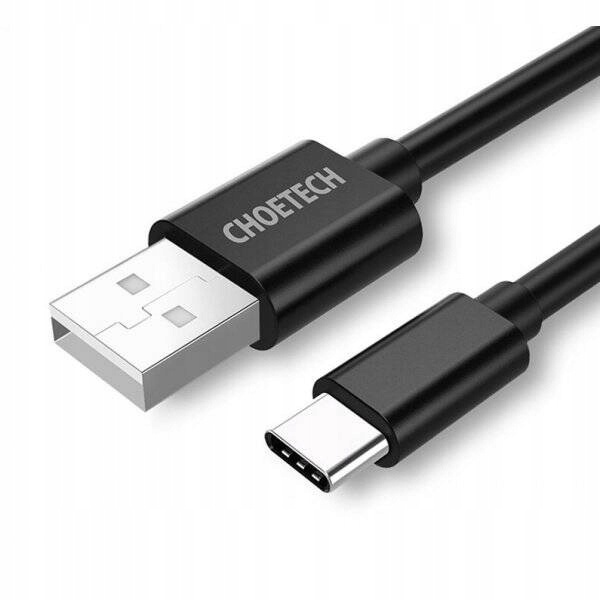 Кабель Choetech 0,5 м USB-A / Type-C AC0001 Чорний