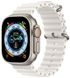 Apple Watch Ultra GPS + Cellular 49mm Titanium Case with White Ocean Band MNH83/MNHF3