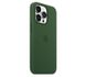 Silicone Case with Animation & MagSafe iPhone 13 Pro Max (1:1 original), Clover