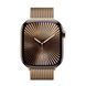 Apple Watch Series 10 Cellular 42mm Gold Titanium Case w. Gold Milanese Loop (MX083)