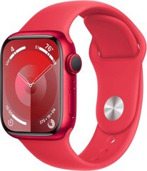 Apple Watch Series 9 41mm Cellular PRODUCT RED Alu. Case w. PRODUCT RED Sport Band - M/L MRY83