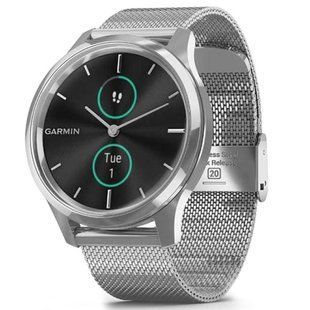 Garmin vivomove Luxe Premium Silver-Black Milanese 010-02241-23