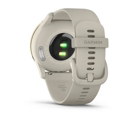 Garmin Vivomove Trend Cream Gold S. Steel Bezel w. F. Gray Case and S. Band 010-02665-02