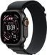Apple Watch Ultra 3 Cellular 49mm Black Tit. Case w. Black Alpine Loop - Small (MF0Q4)