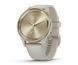 Garmin Vivomove Trend Cream Gold S. Steel Bezel w. F. Gray Case and S. Band 010-02665-02
