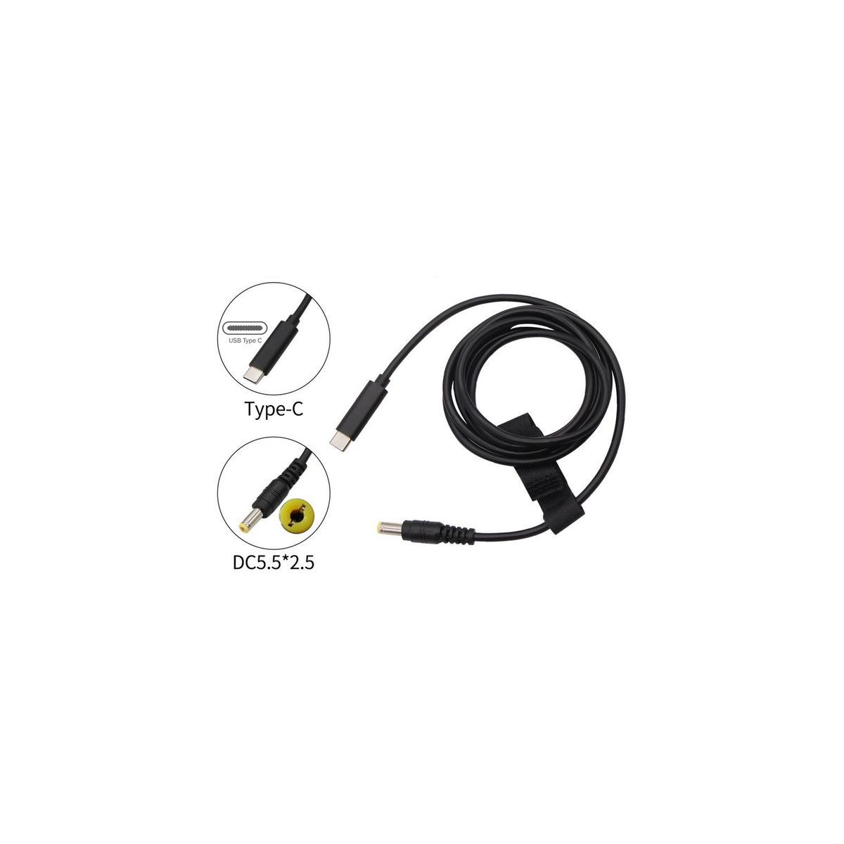 Кабель живлення USB Type-C to DC-5.5-2.5 XoKo (XK-DC5525)