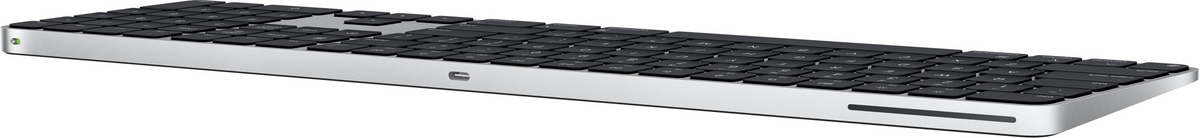 Apple Magic Keyboard with Touch ID and Numeric Keypad with Apple silicon USB-C Black Keys (MXK83)