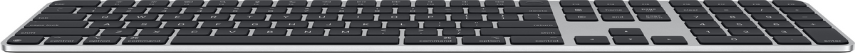 Apple Magic Keyboard with Touch ID and Numeric Keypad with Apple silicon USB-C Black Keys (MXK83)