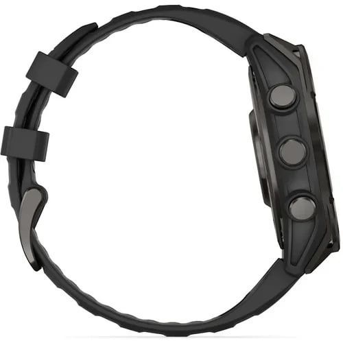Garmin Fenix 8 43mm AMOLED Sapphire Carbon Gray DLC Tit. Black/Pebble Gray S. Band (010-02903-20/21)