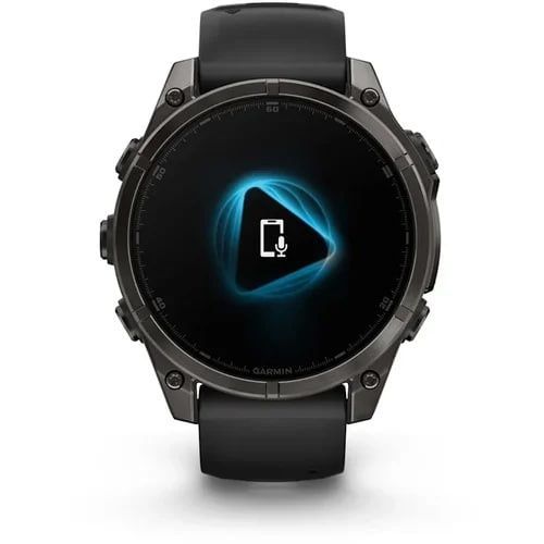 Garmin Fenix 8 43mm AMOLED Sapphire Carbon Gray DLC Tit. Black/Pebble Gray S. Band (010-02903-20/21)