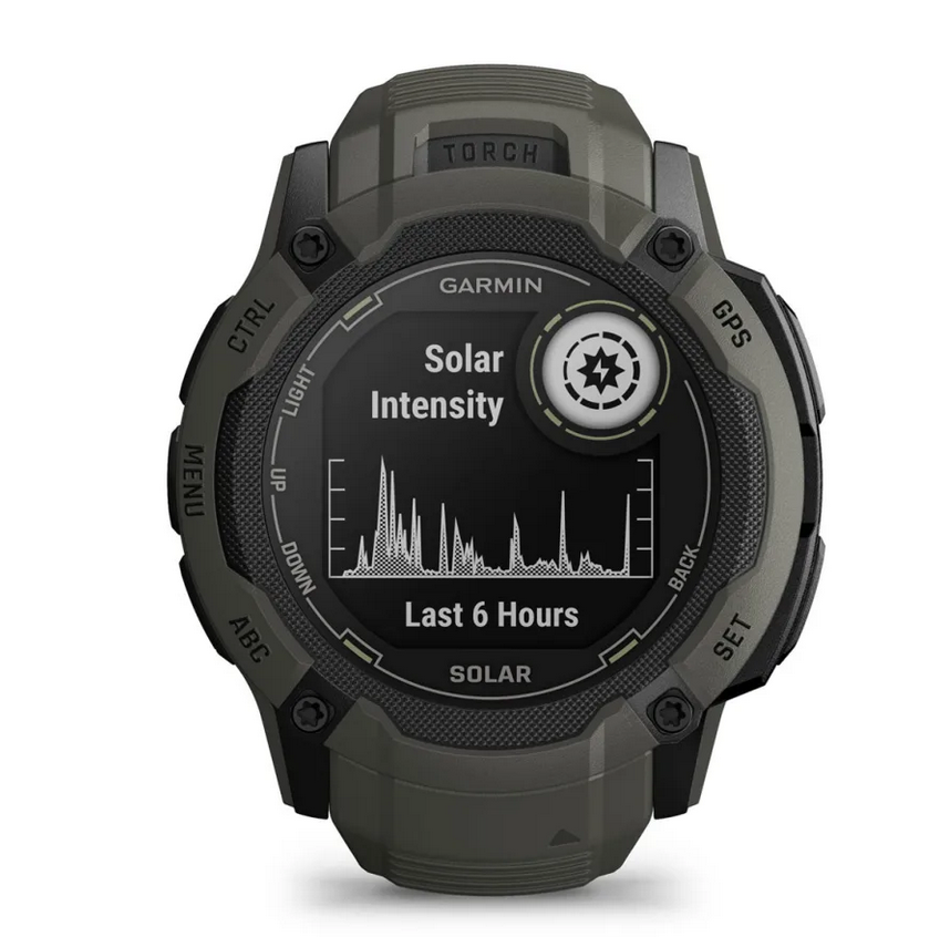 Garmin Instinct 2X Solar, Moss, GPS смарт-годинник 010-02805-05