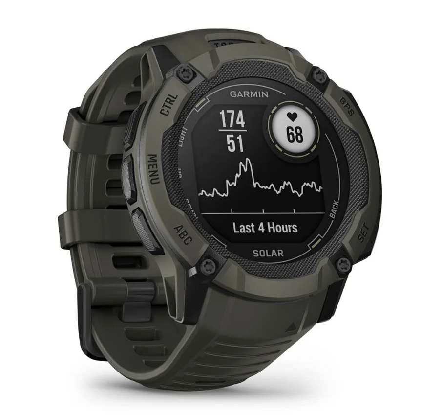 Garmin Instinct 2X Solar, Moss, GPS смарт-годинник 010-02805-05