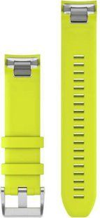 Ремінець MARQ, QuickFit 22m, Amp Yellow, Silicone Strap, ремінець 010-12738-16