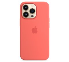 Silicone Case with Animation & MagSafe iPhone 13 Pro Max (1:1 original), Pink Pomelo