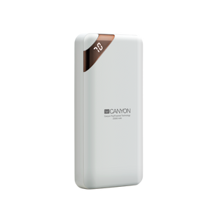 Павербанк CANYON PB-202 Power bank 20000mAh CPBP20W White