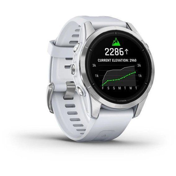 Garmin Epix Pro Gen 2 42mm Silver w. Whitestone Band 010-02802-00/01