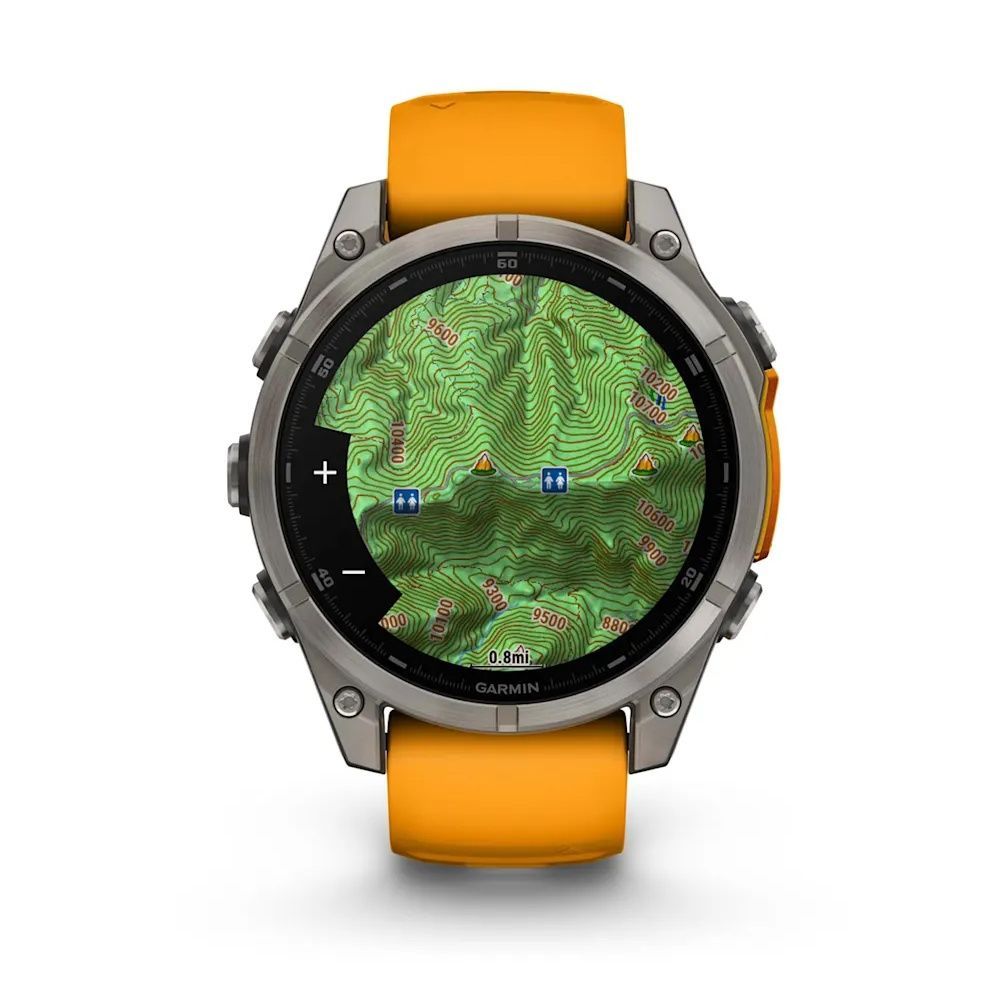 Garmin Fenix 8 47mm AMOLED Saph Ti/Bare/Grpht SparkOrg/GrphtBd 010-02904-10/11