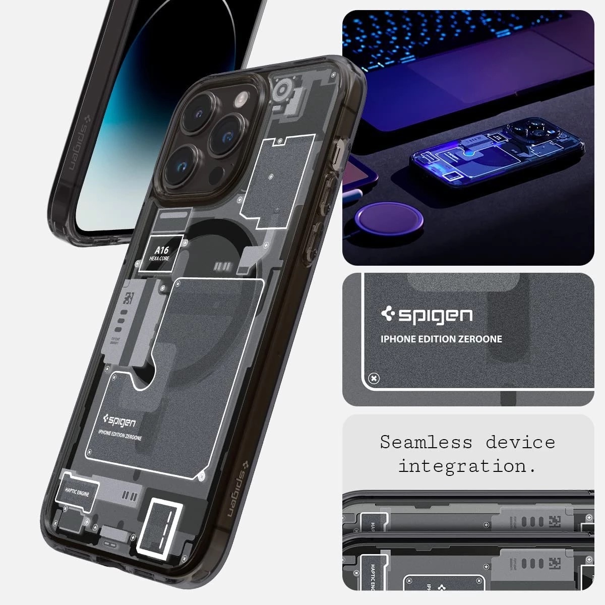 Чохол Spigen iPhone 14 Pro Ultra Hybrid MagSafe - Zero One ACS05540