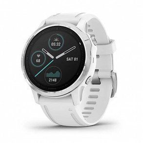 Смарт-годинник Garmin Fenix 6S - Silver with White Band 010-02159-00