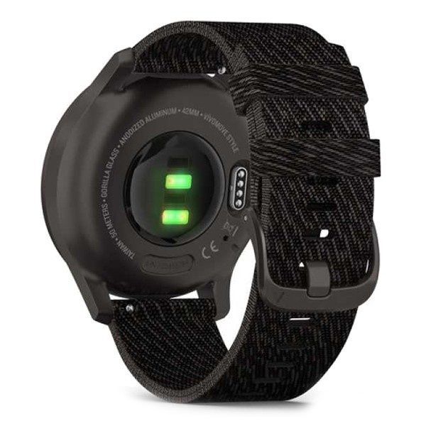 Garmin Vivomove Style Gunmetal-Dark Gray Fabric 010-02240-23