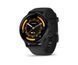 Garmin Venu 3 Slate Stainless Steel Bezel Black Case Black Leather Band 010-02784-52