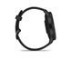 Garmin Venu 3 Slate Stainless Steel Bezel Black Case Black Leather Band 010-02784-52
