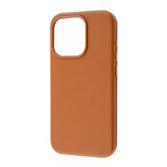 Чохол WAVE Premium Leather Edition Case with MagSafe iPhone 15 Pro Max Umber