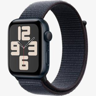 Apple Watch SE 2 44mm Midnight Aluminium Case w. Ink Sport Loop (MXEP3)