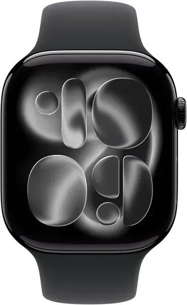 Apple Watch Series 11 GPS + Cellular 42mm Jet Black Alu. Case w. Black S. Band - S/M (MF834)