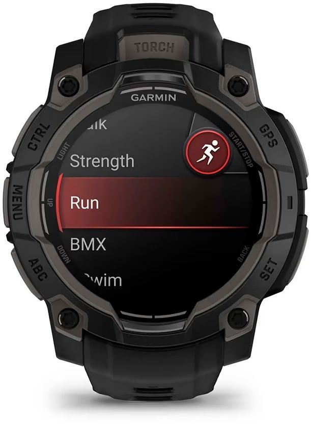 Смарт-годинник Garmin Instinct 3 45mm AMOLED Black with Black Band (010-02936-00)