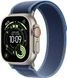 Apple Watch Ultra 3 GPS + Cellular 49mm Natural Tit. Case w. Blue/Bright Blue Loop - M/L (MEWU4)