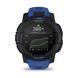 Смарт-годинник Garmin Instinct 3 45 mm AMOLED Black with bolt blue/black silicone band 010-02936-03