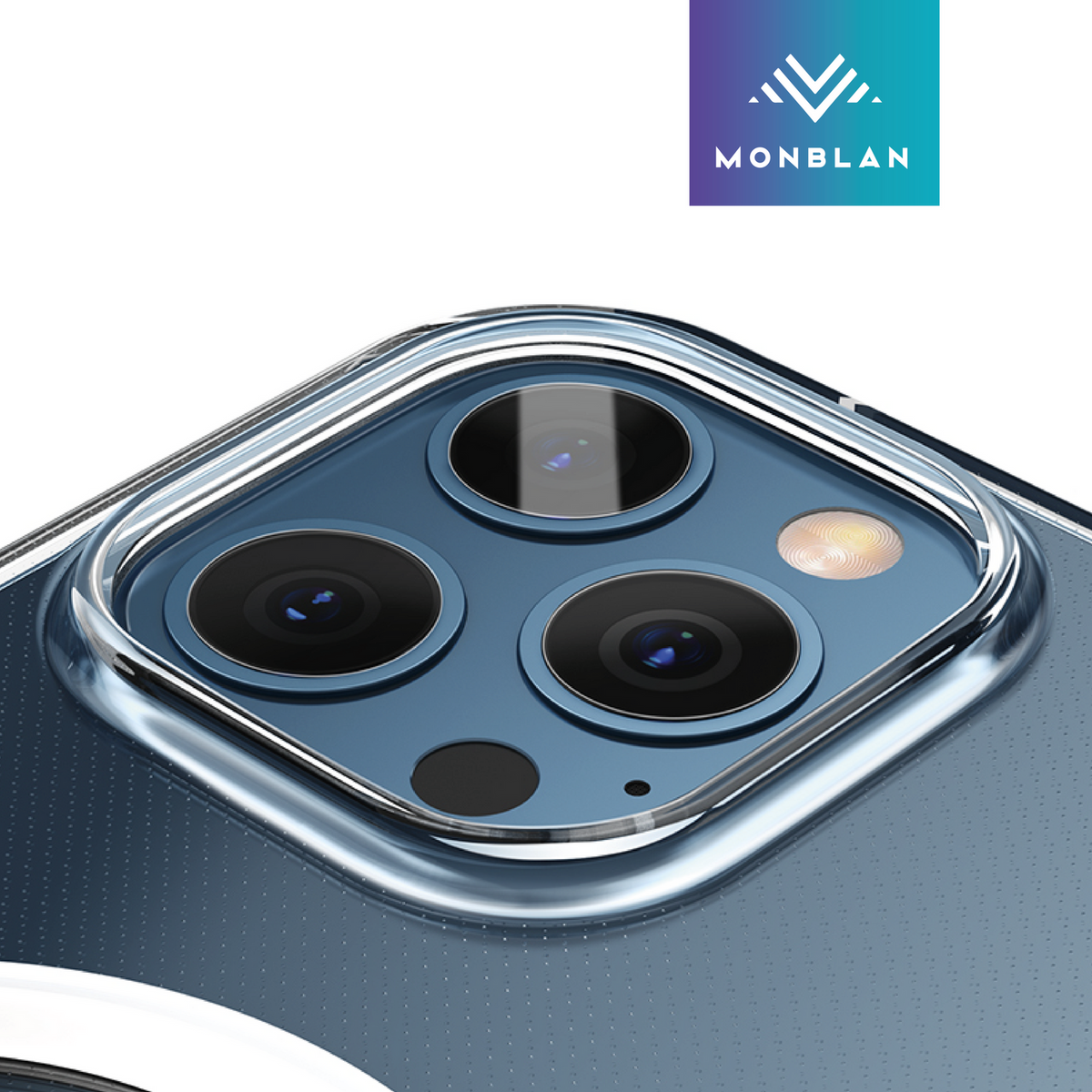 Чохол Monblan для iPhone 13 Magnetic Crystal Series (Transparent)