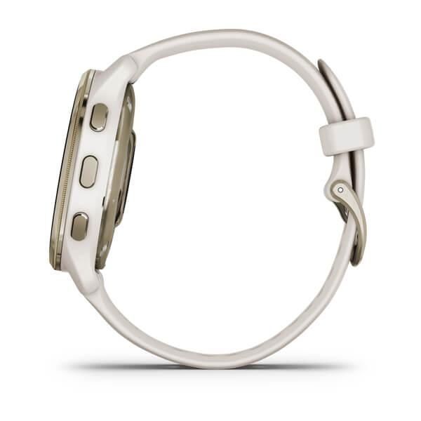Garmin Venu 2 Plus Cream Gold S. Steel Bezel w. Ivory Case and S. Band 010-02496-02/12