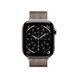 Apple Watch Series 11 Cellular 46mm Natural Tit. Case w. Natural Milanese Loop - S/M (MFCY4)