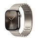 Apple Watch Series 10 Cellular 42mm Natural Titanium Case w. Natural Link Bracelet (MX0J3+MXMA3)