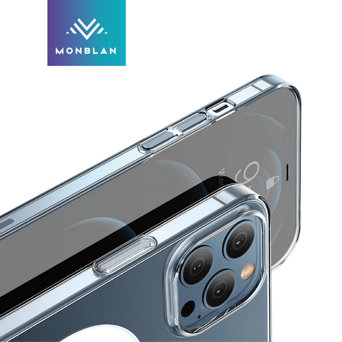 Чохол Monblan для iPhone 13 Pro Magnetic Crystal Series (Transparent)