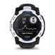 Смарт-годинник Garmin Instinct 3 50mm Solar Whitestone with black/bolt blue silicone 010-02935-03